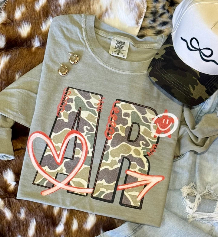 PREORDER: State Camo Doodle Tee or Long Sleeve / ships in 2-3 weeks