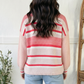 Sweet Talker Pink Stripe Sweater