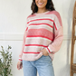 Sweet Talker Pink Stripe Sweater