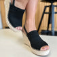 Rae Peep Toe Wedge Sandals