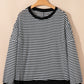 Relaxing Stripe Waffle Top