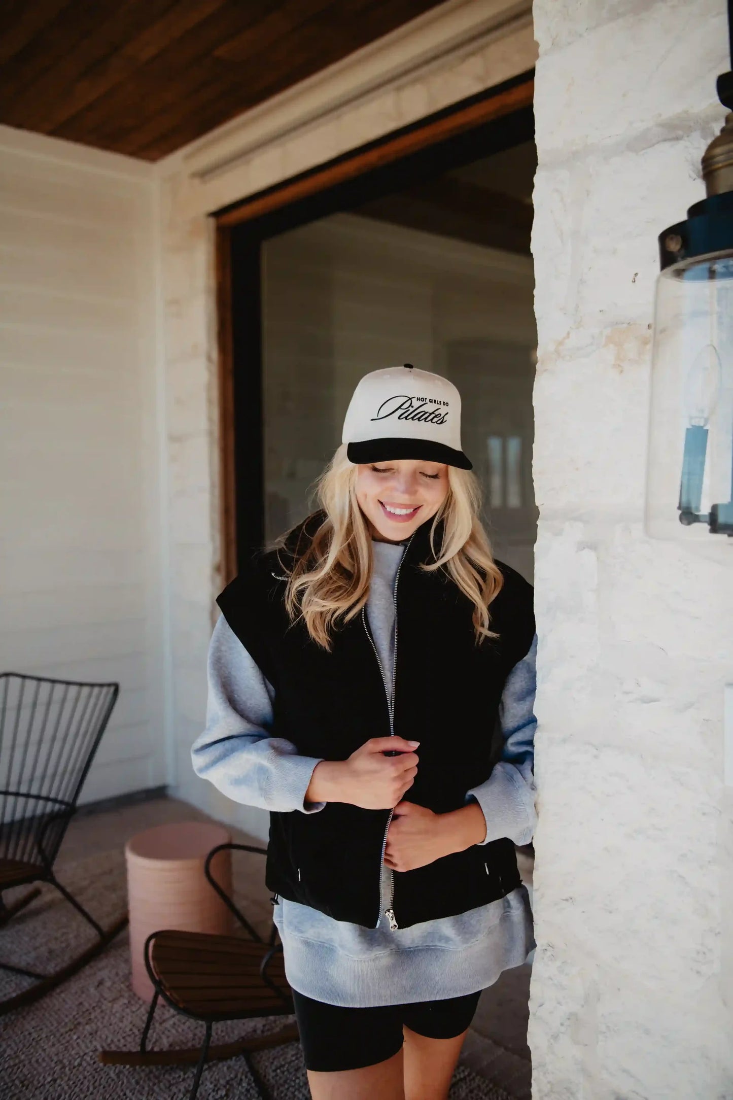 PREORDER: Puffer Vest in Black Corduroy // eta to us Sept
