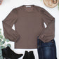 Miranda Dot Top - Brown