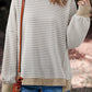 Relaxing Stripe Waffle Top