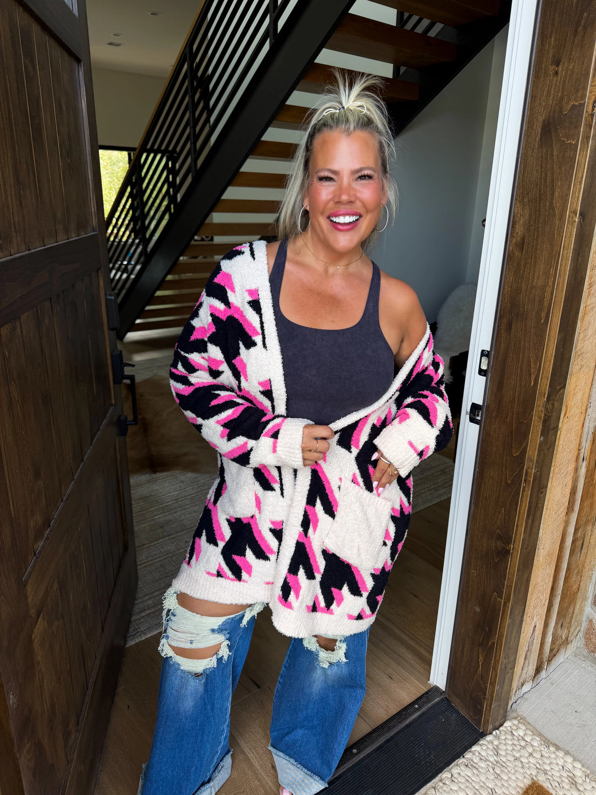 PREORDER: HOUNDSTOOTH CLOUD CARDIGAN // ETA mid-end November