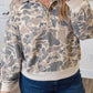 PREORDER // Camo Collared Sweatshirt // ETA September