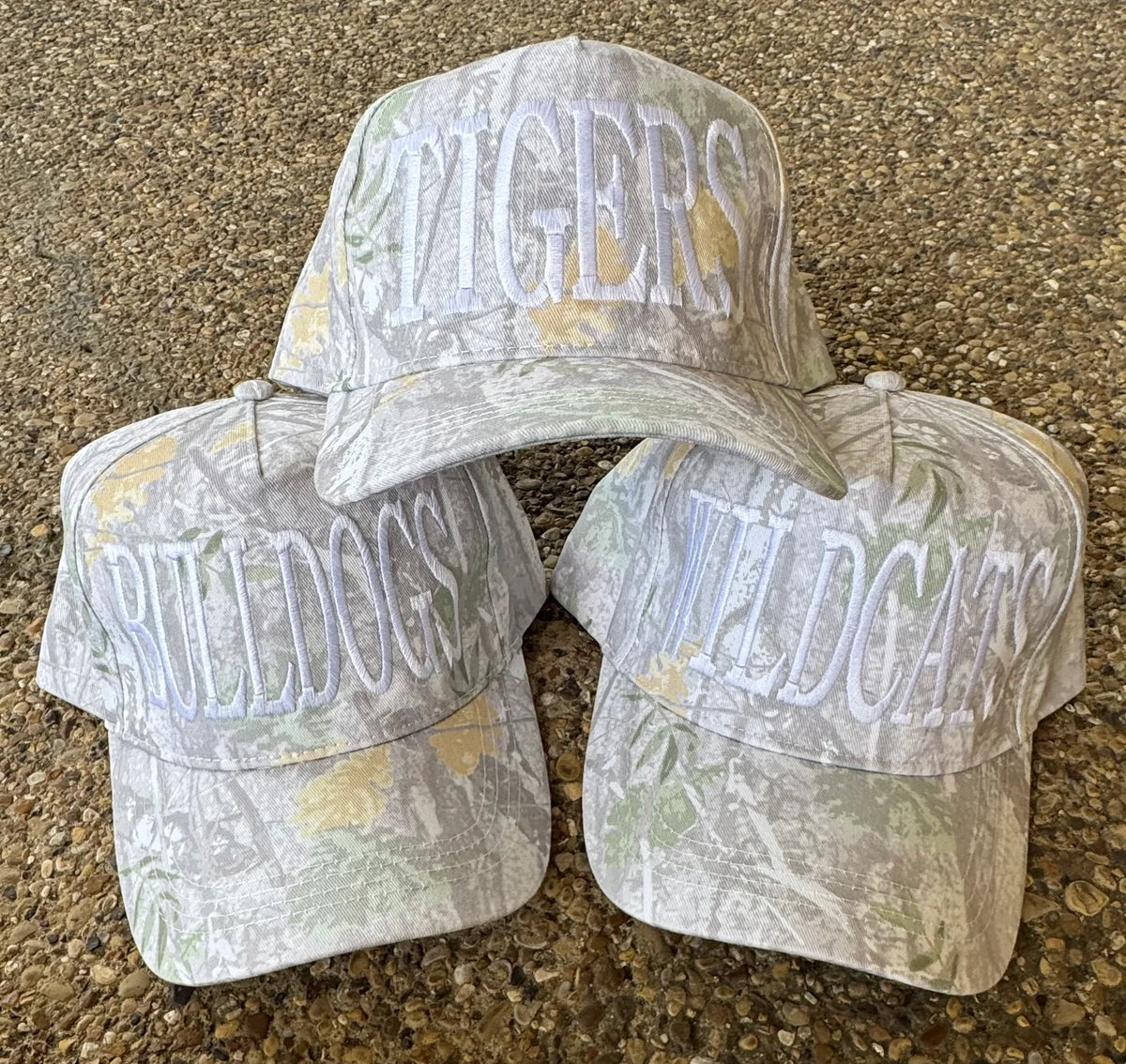 PREORDER:CUSTOM any word Camo Hat // ships in 2-3 weeks