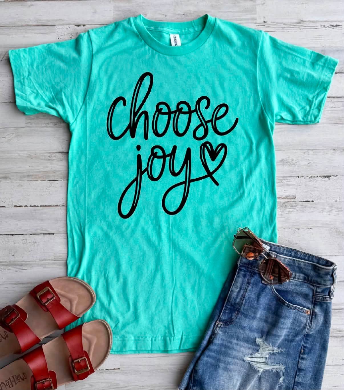 REORDER: Choose Joy Tee  // ships in about 2 weeks