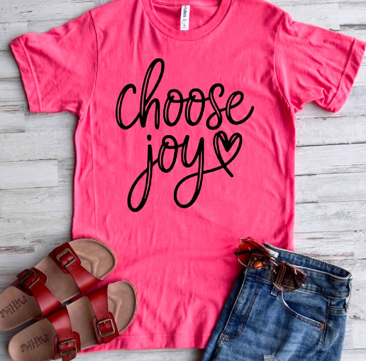 REORDER: Choose Joy Tee  // ships in about 2 weeks