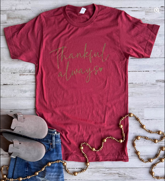 Thankful Tee - Clay