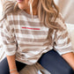 Make Heaven Crowded Navy Stripes Graphic Tee // ships in about a week