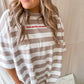 Make Heaven Crowded Navy Stripes Graphic Tee // ships in about a week
