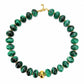 SHIPS FAST // Beaded Necklaces - Multiple Colors with Gold Heart // ships in about a week