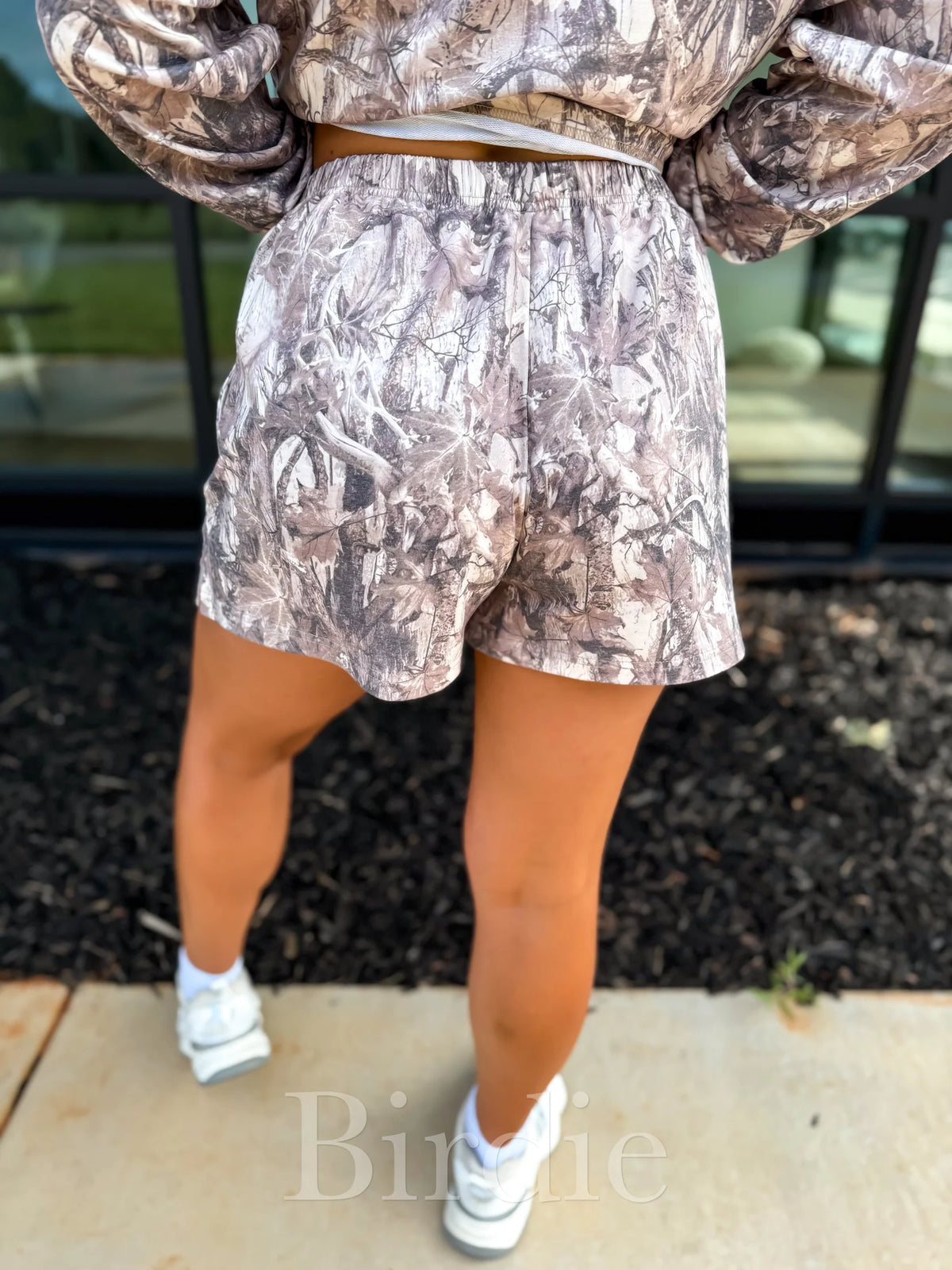 Dark Camo Two Piece Long Sleeve Boxer Set // ships in 3-4 weeks