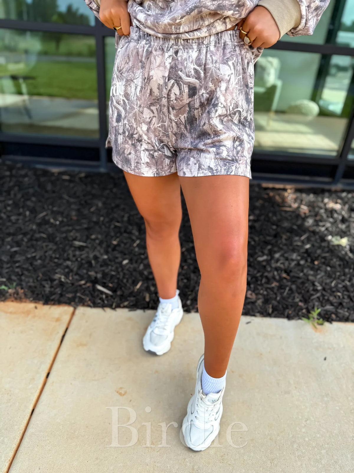 Dark Camo Two Piece Long Sleeve Boxer Set // ships in 3-4 weeks
