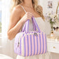 FLASH DEAL // PREORDER: Striped Toiletry Organizing Bag *MANY COLORS* // eta early November