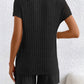 Sia Ribbed V-Neck Top and Shorts Set
