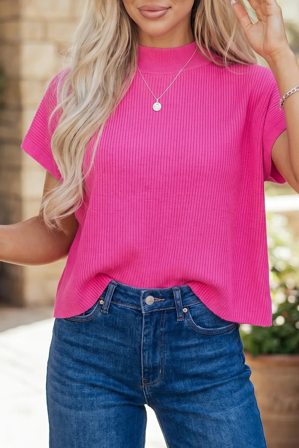 SHIPS FREE TODAY // Sweet Style Loose Ribbed Sweater Top