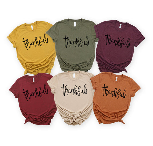 SHIPS QUICK: Fall Thankful Graphic Tee // Ships in about a week