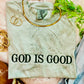PREORDER // Fern God Is Good Embroidered Tee // ships in about 1-2 weeks