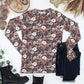 Blair Long Sleeve Top - Blushwood Floral