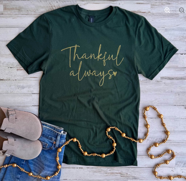 Thankful Tee - Forest