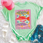 PREORDER: Bright Stripe Fun Fish Tee // eta - 2-3 weeks