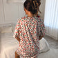 PREORDER: Short Sleeve Day Lounge Dress- Wild Tidings // eta early December