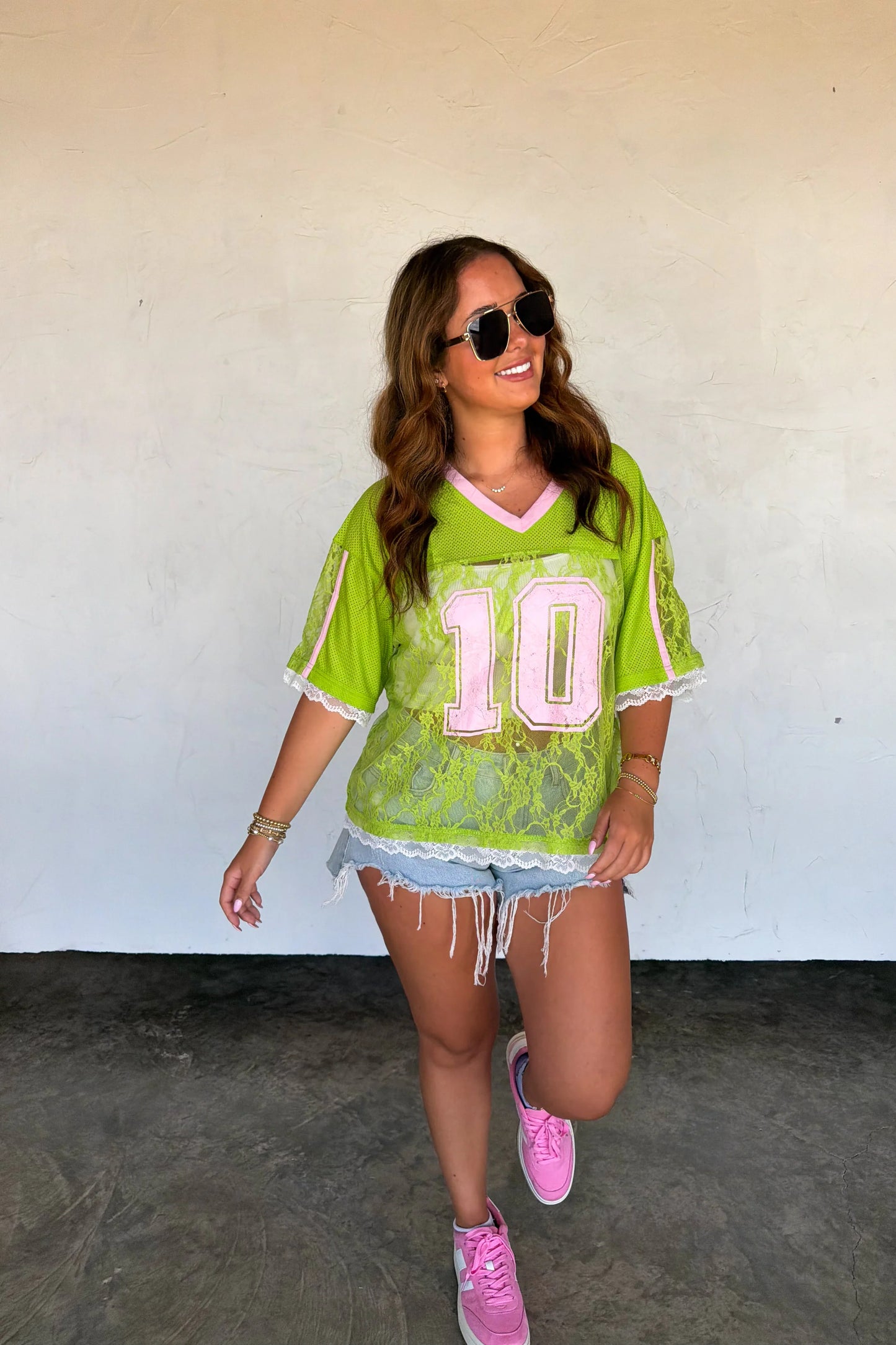 PREORDER: Bleacher Babe Lace Jersey  // eta September