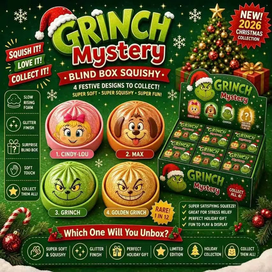 FLASH DEAL: PREORDER: GRINCH FAMILY MYSTERY DUMPLINGS // eta early October