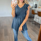 Before Now Ruffled Babydoll Top