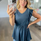 Before Now Ruffled Babydoll Top