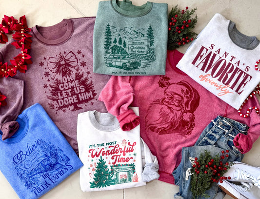 PREORDER:  Inside Out Christmas Sweatshirts  // ships in 2-3 weeks