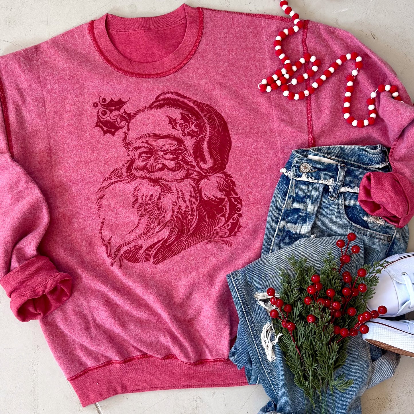 LIMITED TIME //PREORDER:  Inside Out Christmas Sweatshirts  // ships in 2-3 weeks