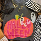 PREORDER: Halloween Ghosts and Leopard Pumpkin Tee // ships in 1-2 weeks