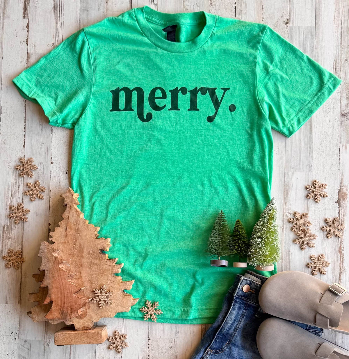 FLASH DEAL // PREORDER: Merry Tee // ships in about 2 weeks