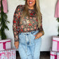 PREORDER: Merry Meshmas Tops - Christmas Florals  // eta Oct - early Nov