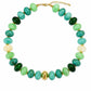 SHIPS FAST // Beaded Necklaces - Multiple Colors with Gold Heart // ships in about a week