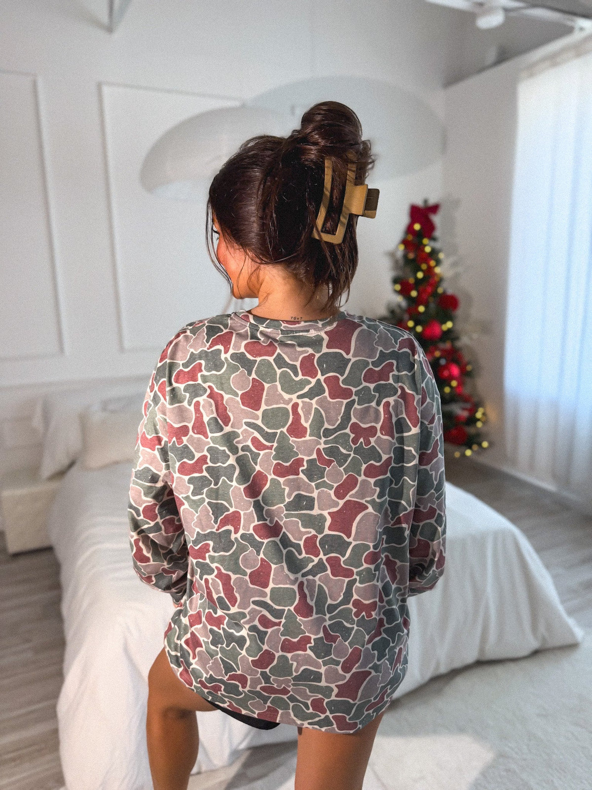 PREORDER: Long Sleeve Tee in Mistletoe Marsh Duck Camo // eta early December