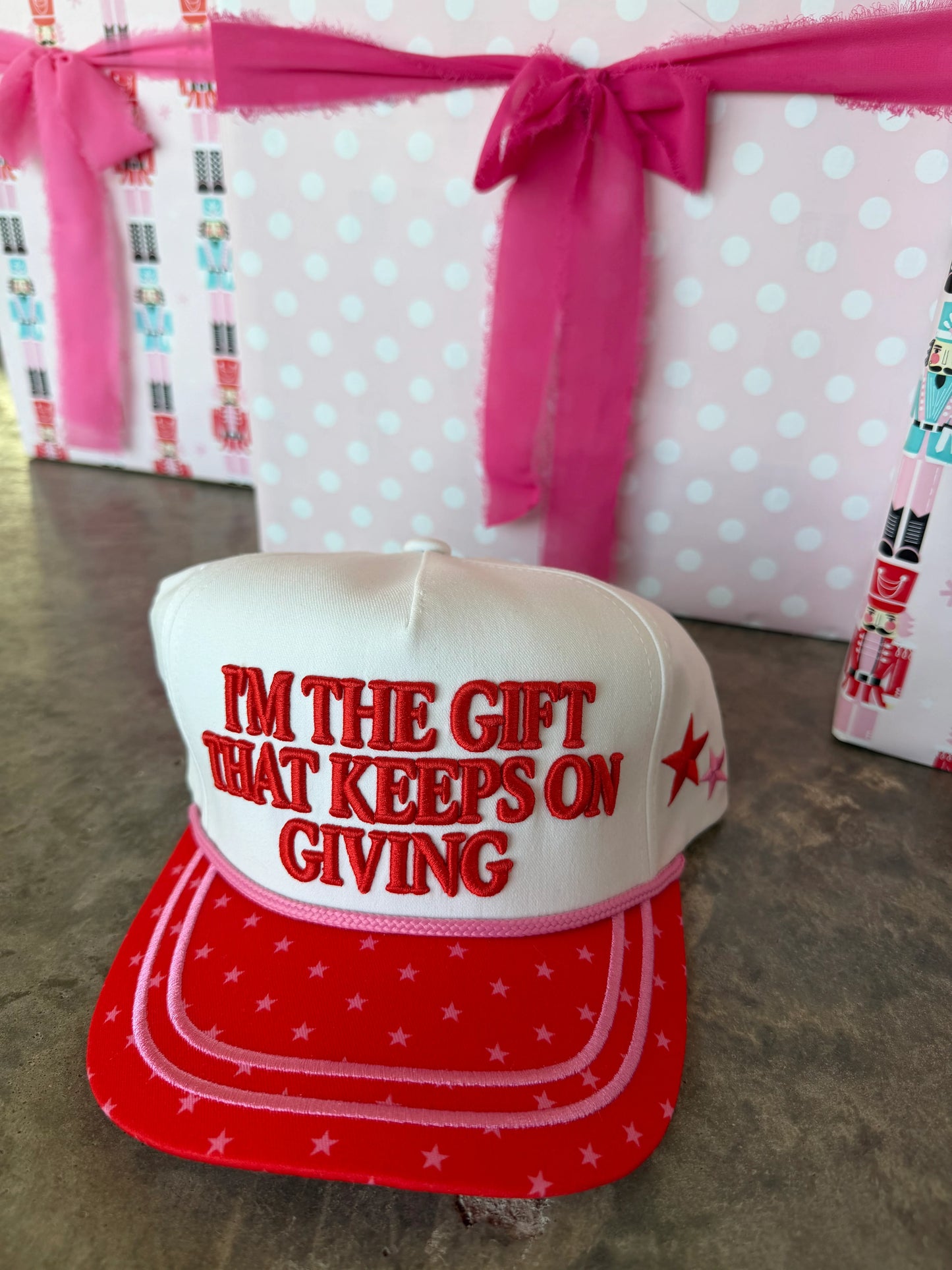 WKND DEAL // PREORDER:HOLIDAY HOTTIE TRUCKER HATS // eta September
