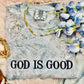 PREORDER // Ocean God Is Good Embroidered Tee // ships in about 1-2 weeks