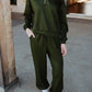 PREORDER: Olive Two-Piece Pants Set // eta early Sept