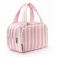 FLASH DEAL // PREORDER: Striped Toiletry Organizing Bag *MANY COLORS* // eta early November