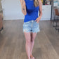 Textured Round Neck Tank