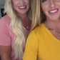 Heart and Soul V-Neck Top in Mustard