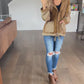 Kline Quilted Button Hoodie