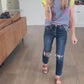 Lovingly Stripe Contrast Top