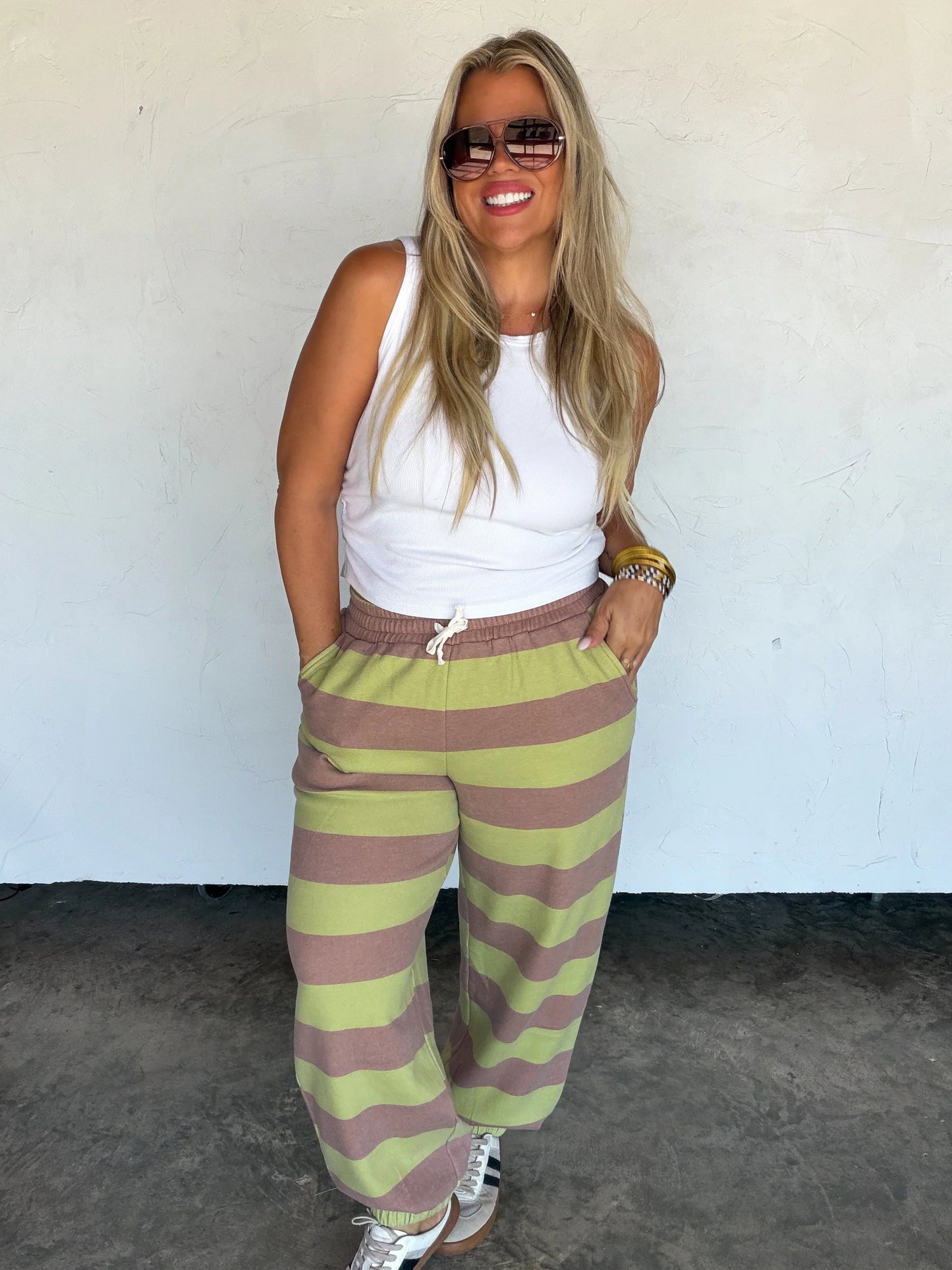 PREORDER: Polka Dot OR Stripe Wide Leg Pants // ETA Oct - early Nov