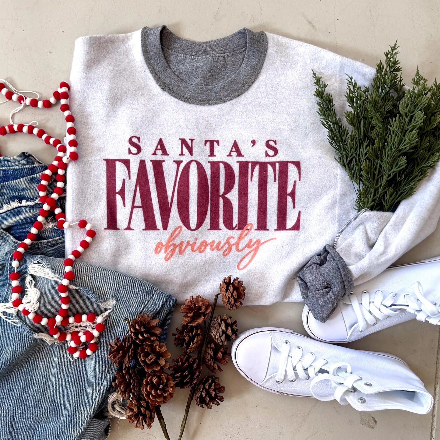 LIMITED TIME //PREORDER:  Inside Out Christmas Sweatshirts  // ships in 2-3 weeks