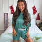 PREORDER: Tee Boxer Short Set in Fir Real Stripe (Sold As Set) // eta Nov - early Dec